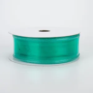 1.5" Jelly Ribbon: Aqua (10 Yards)
