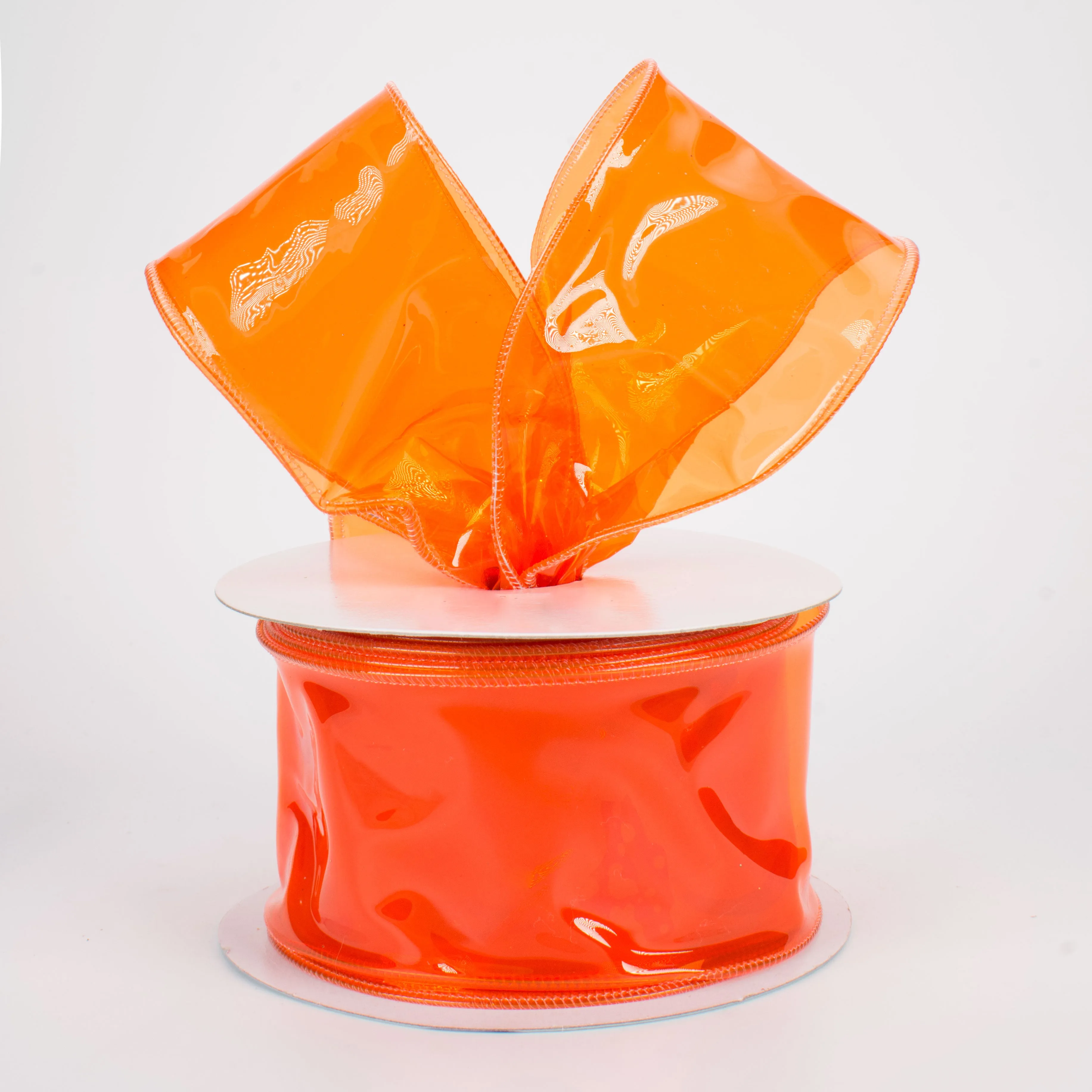 2.5" Jelly Ribbon: Orange (10 Yards)