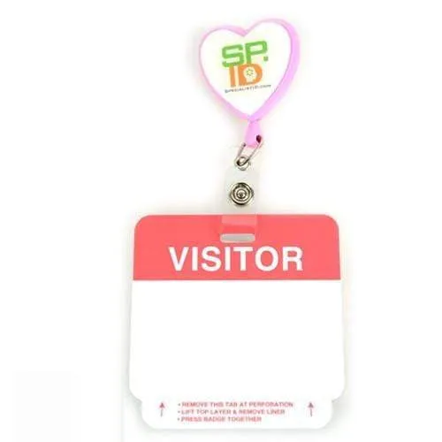 500 Pack - Self Expiring Visitor Temp Badges (P/N T2014)