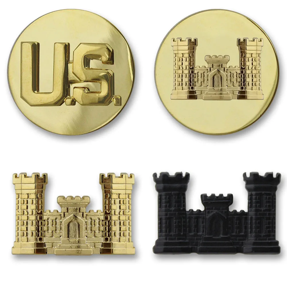 Army Engineer Branch Insignia - Officer and Enlisted