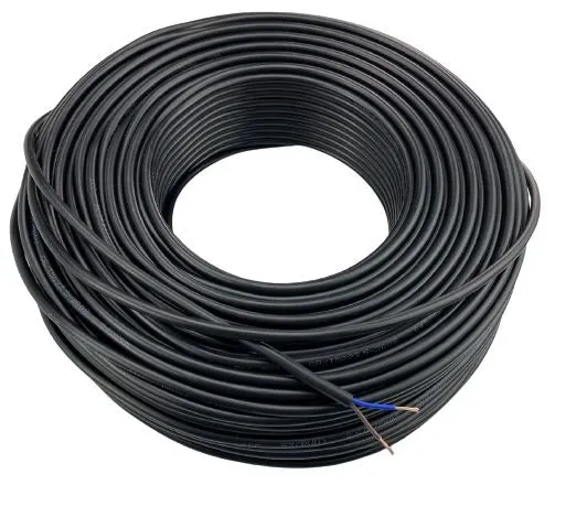 Black PVC Cable 3C x 40(1.0) 35m (Per Roll) | Model : CAB-B3040