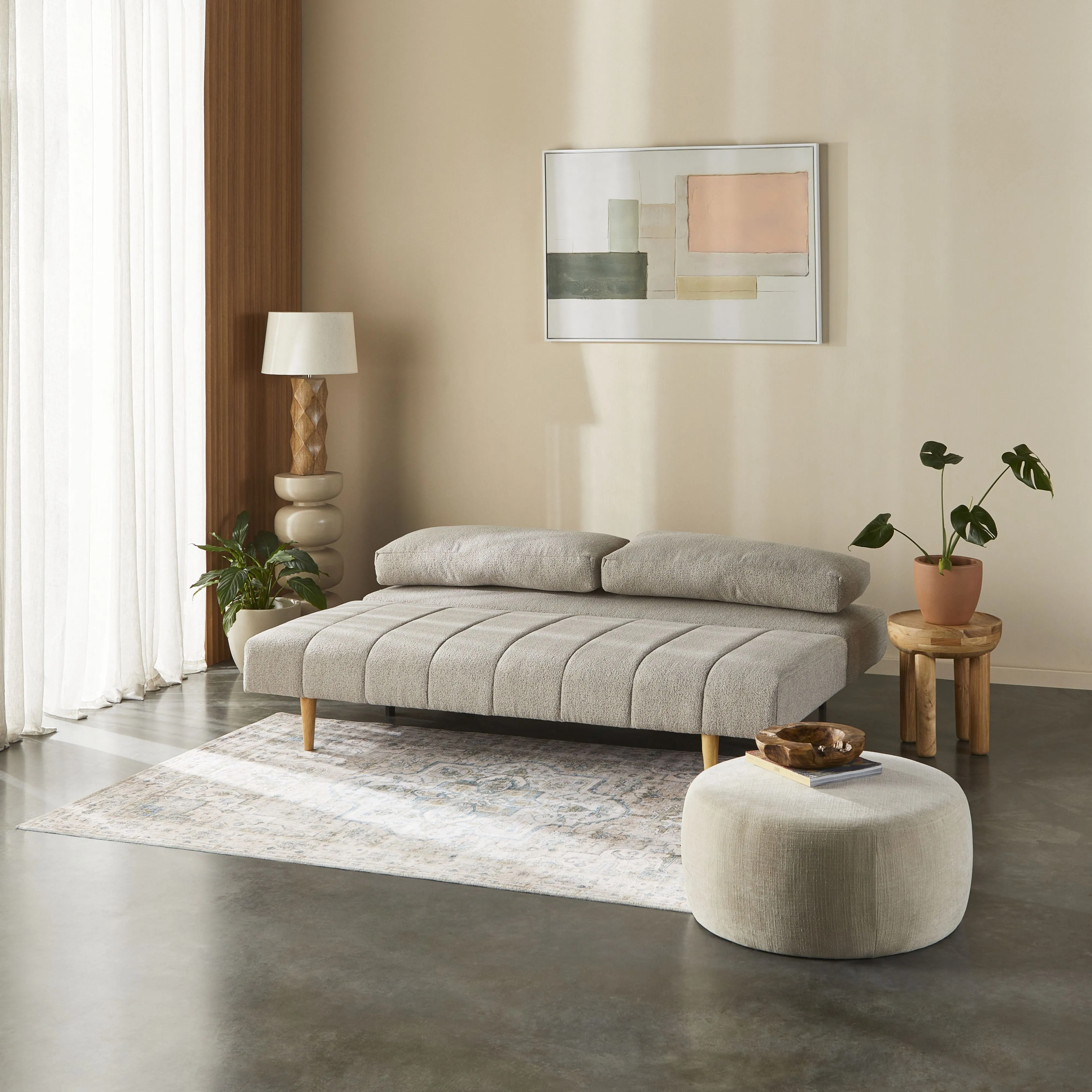 Blain Sofa Bed Natural