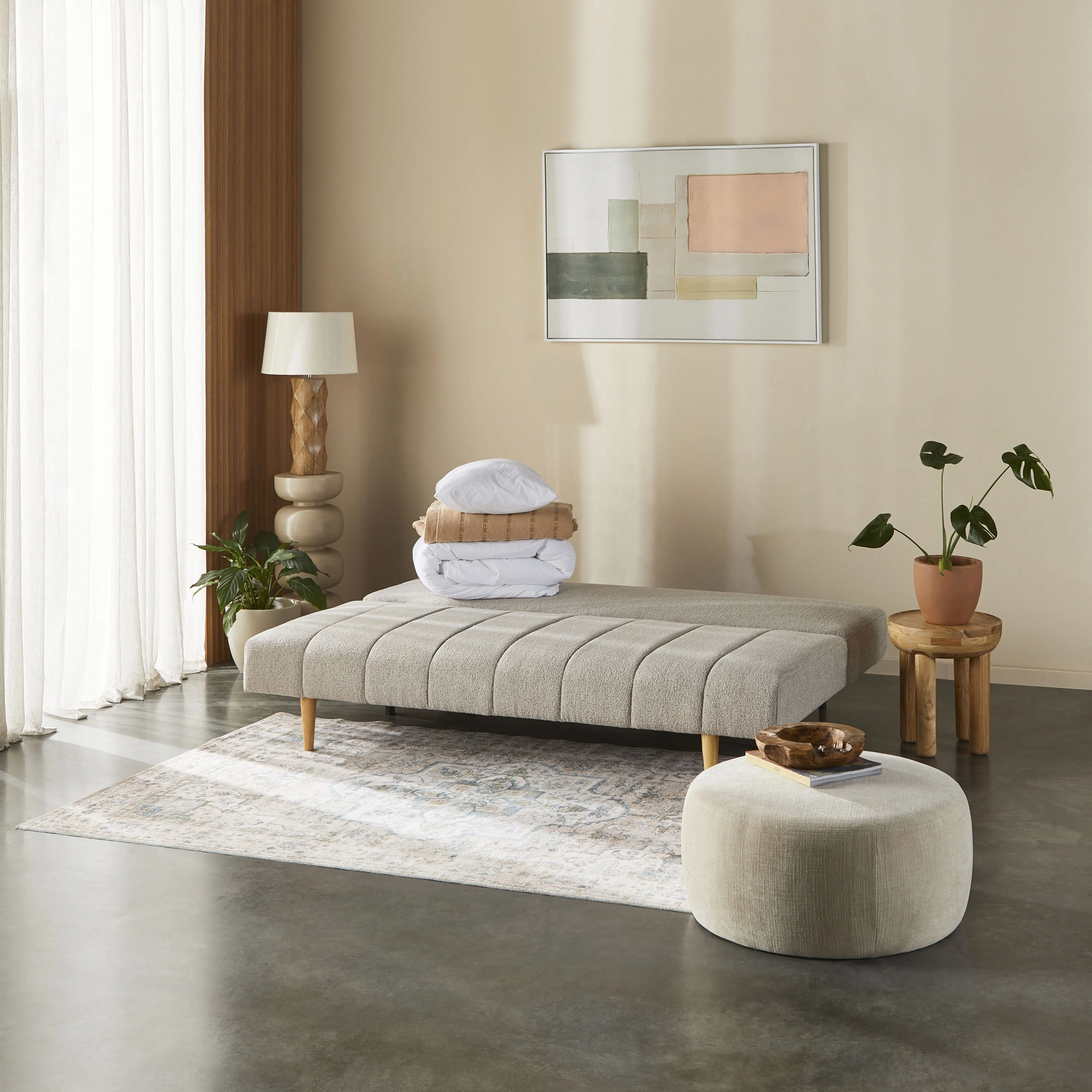 Blain Sofa Bed Natural