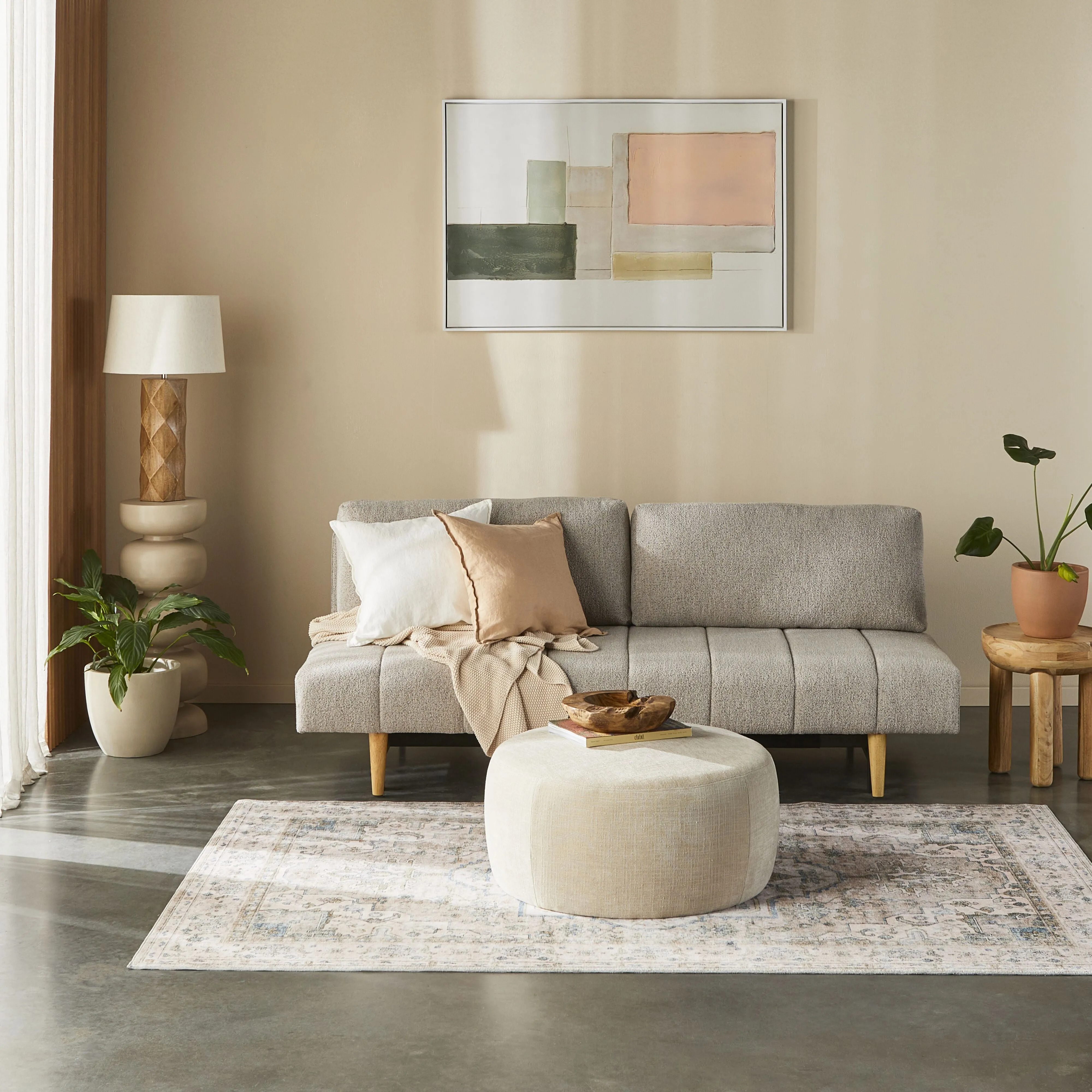 Blain Sofa Bed Natural