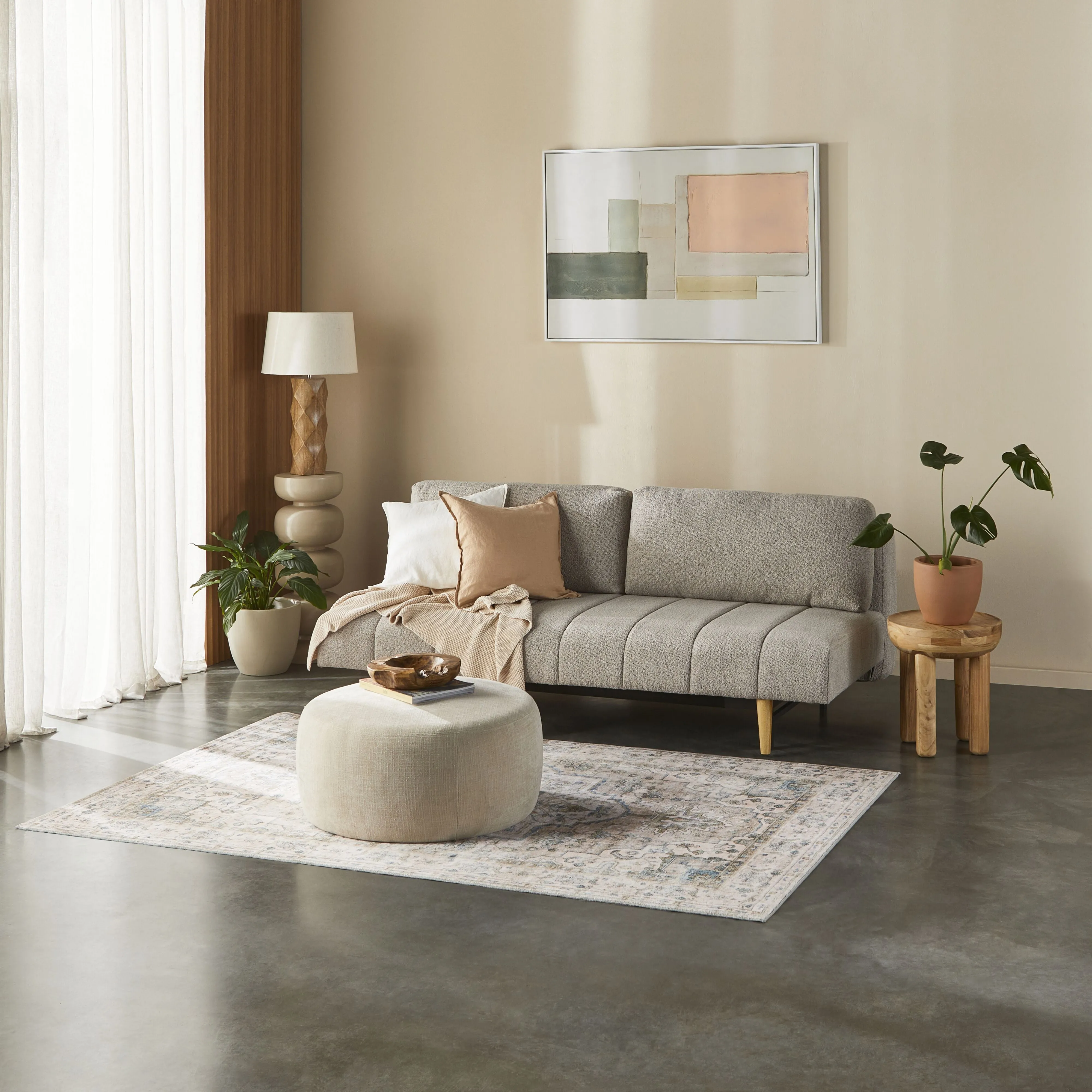 Blain Sofa Bed Natural