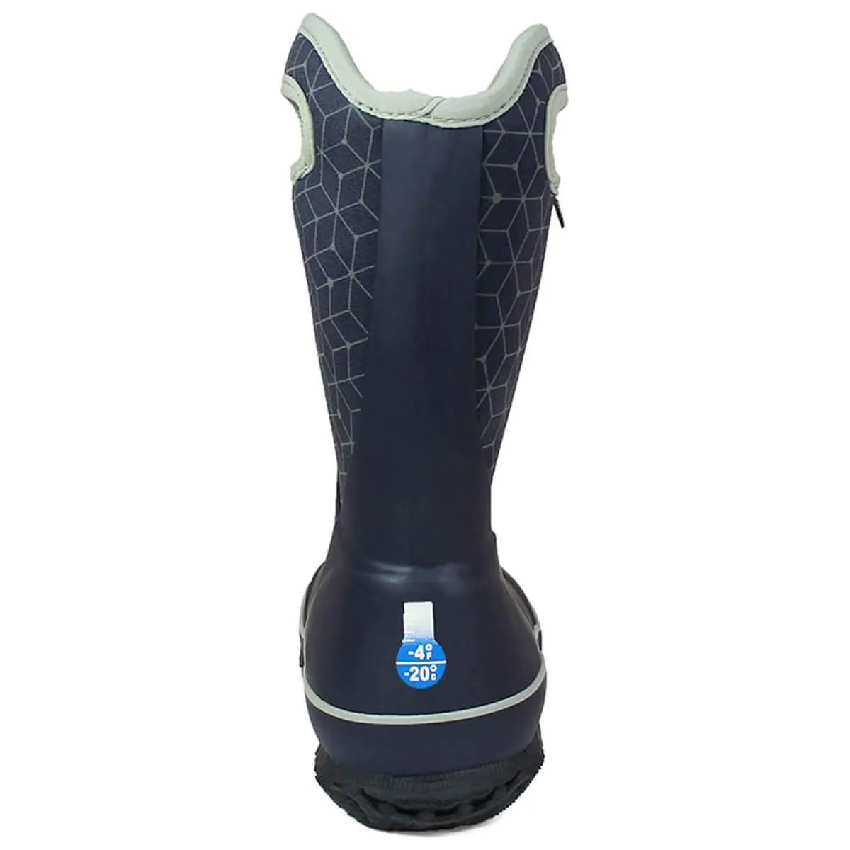 Bogs Kids' Boots - Slushie Web Geo Rain, Dark Blue Multi | 72291-469