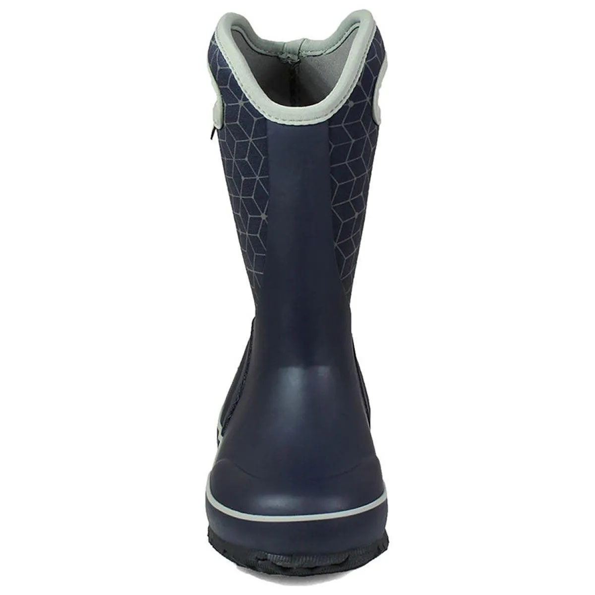 Bogs Kids' Boots - Slushie Web Geo Rain, Dark Blue Multi | 72291-469