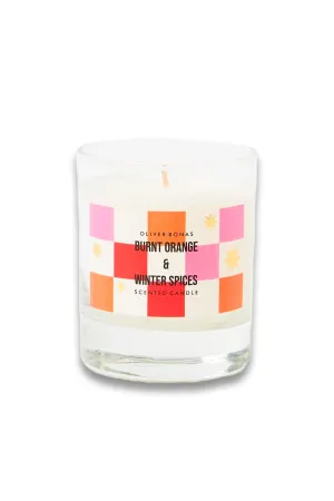 Burnt Orange & Winter Spices Scented Christmas Candle