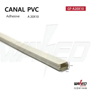Canal Pvc - 20X10 - 1m - Adhesive