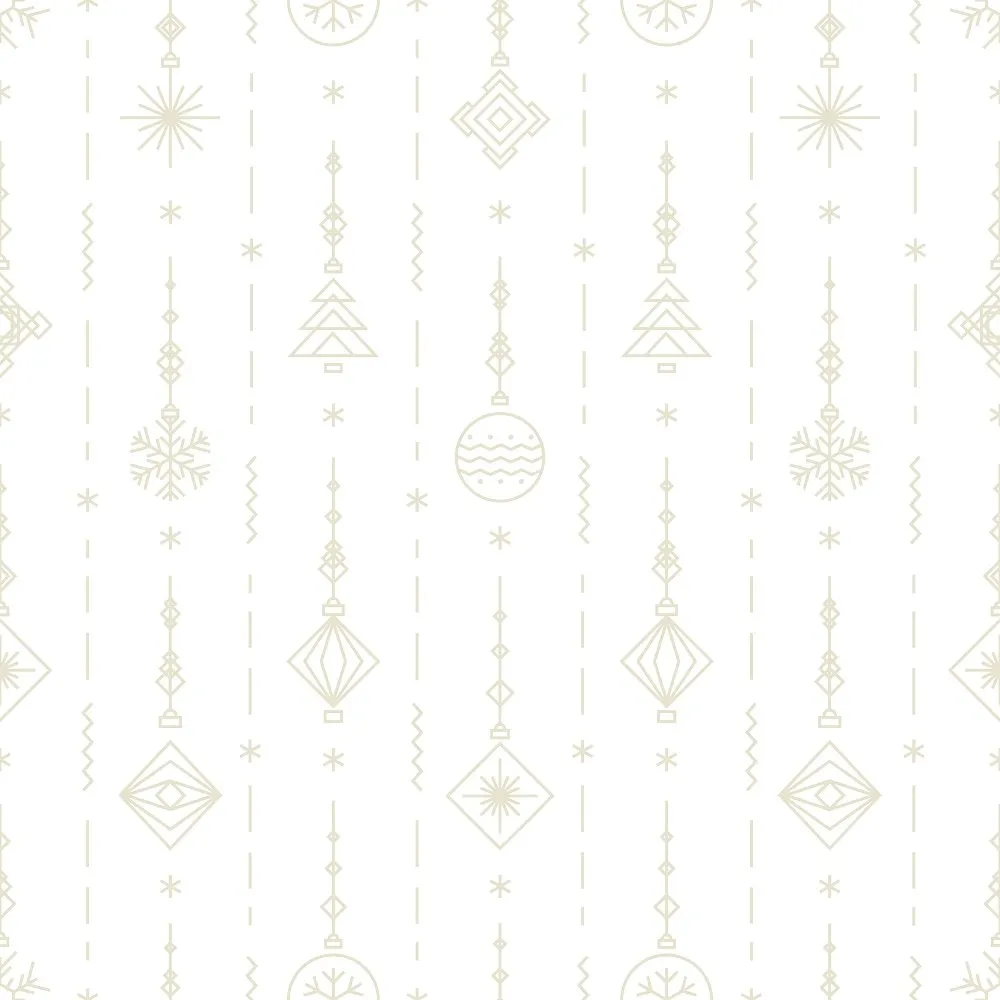 Christmas Symbols Tone on Tone Fabric