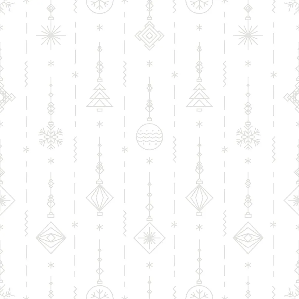 Christmas Symbols Tone on Tone Fabric