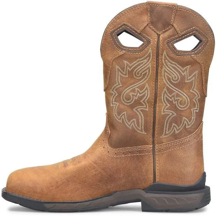 Double H Men's Phantom Rider  Lonetree 11" Comp Toe Western Work Boot -Brown- DH5432