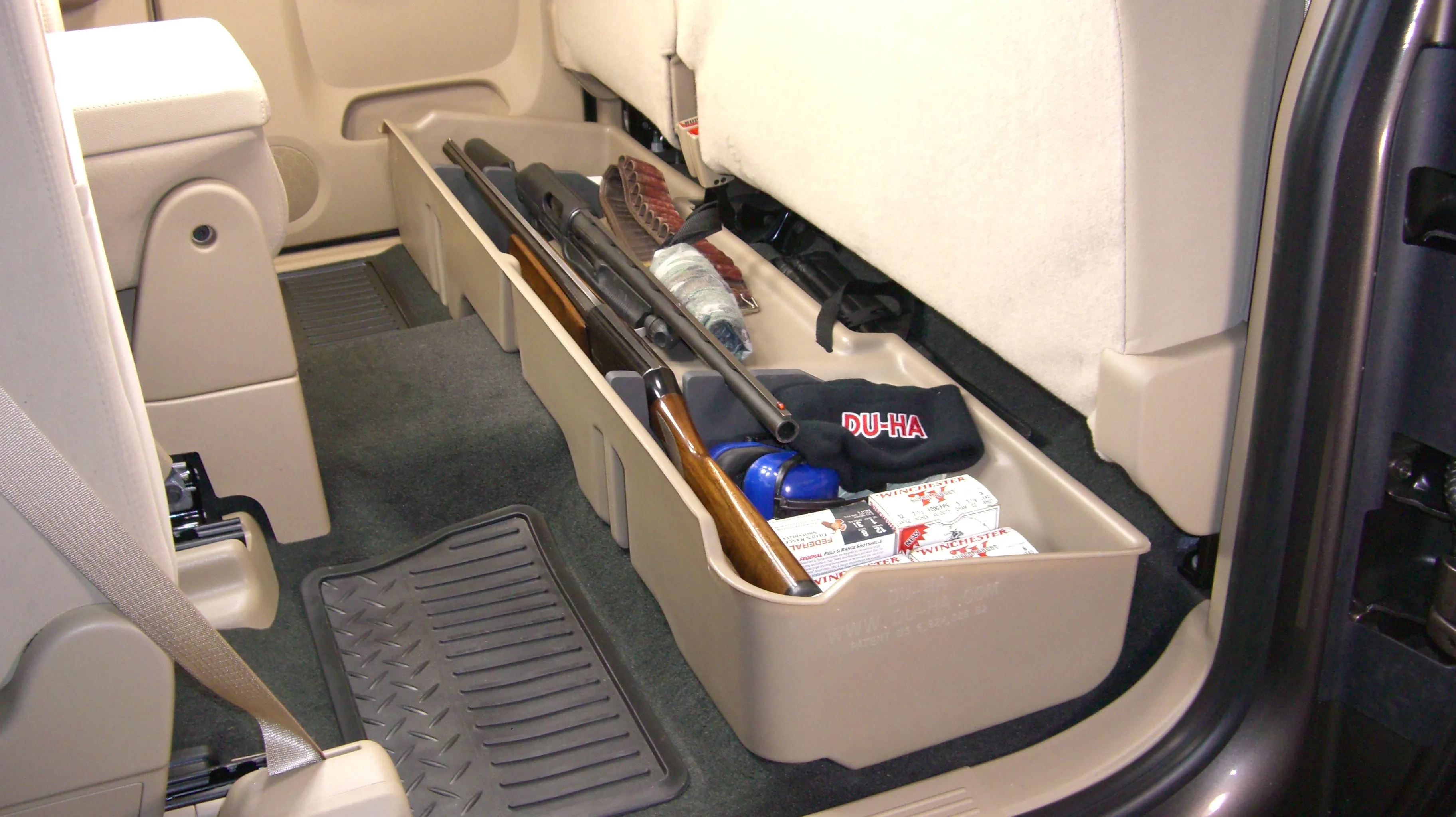 DU-HA 10045 DU-HA® Interior Storage/Gun Case; Incl. Gun Rack/Organizer; Dark Gray;