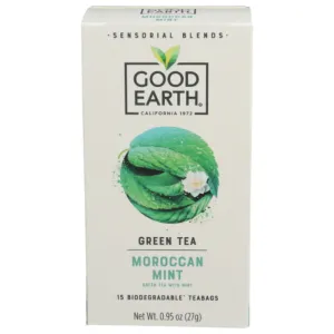 Good Earth Tea - Sensational Moroccan Mint, 15 Bags (Pack of 5)