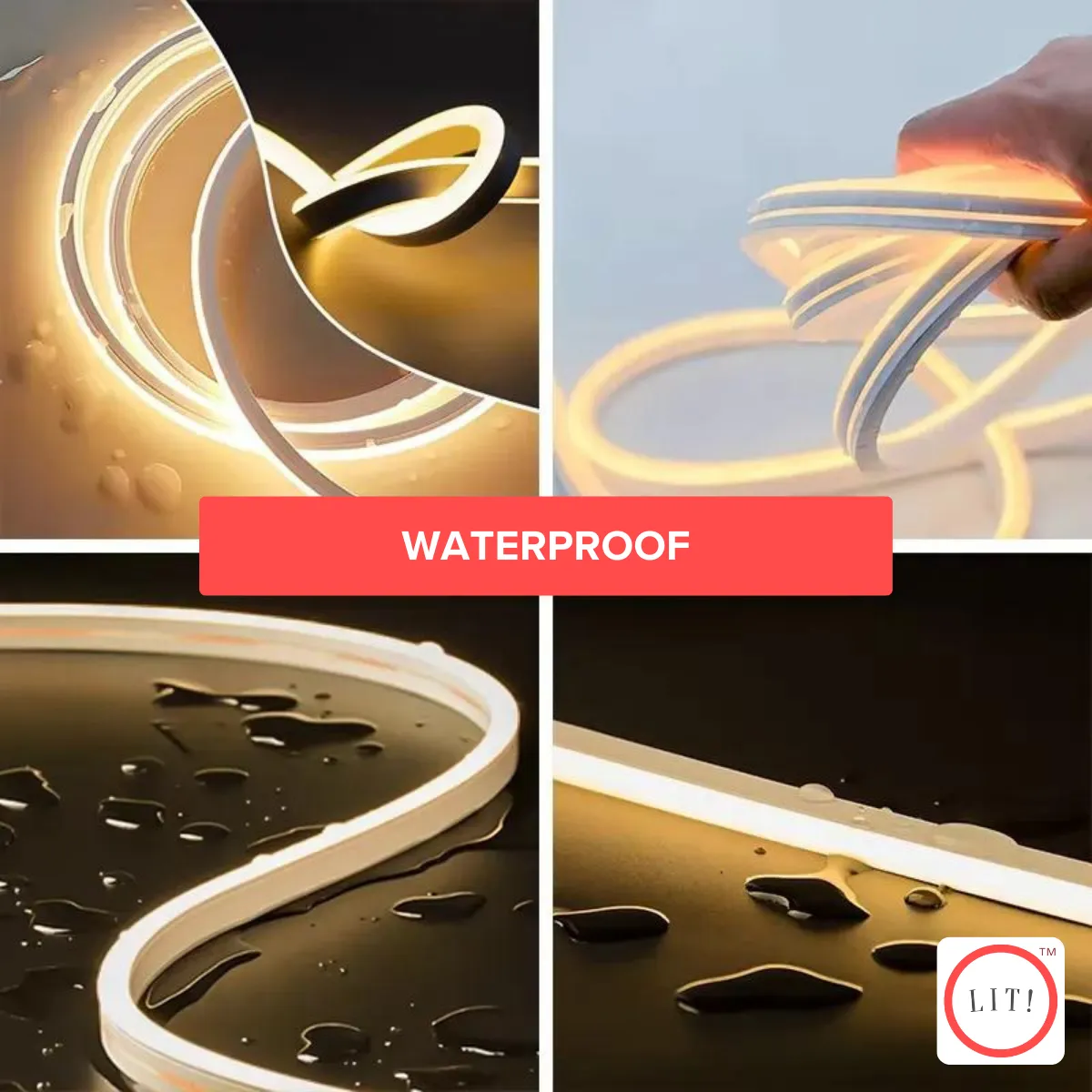 High Quality Flexible IP65 Waterproof Outdoor LED Soft Neon Strip Light