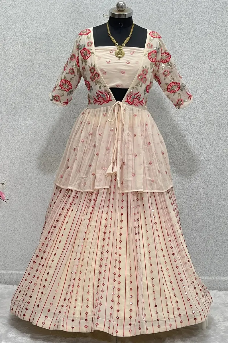 Kinjal Dave Crop Top Lehenga Choli For Wedding