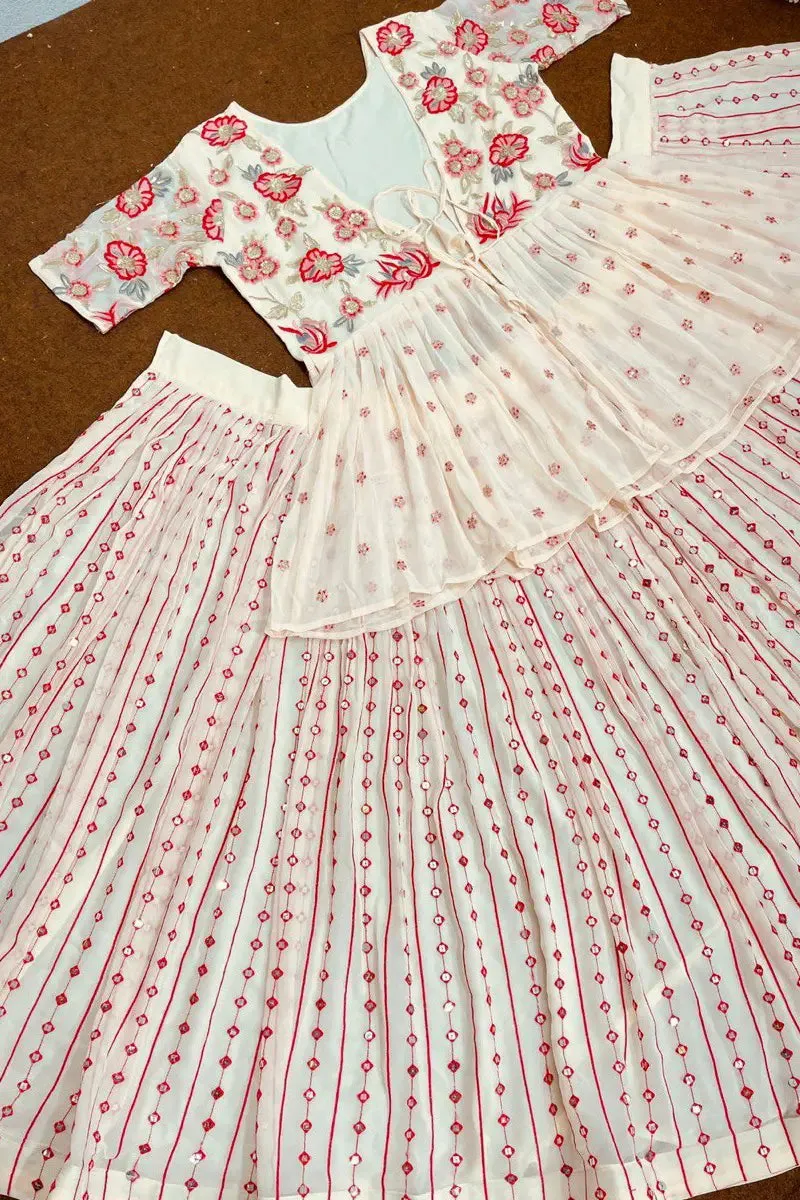 Kinjal Dave Crop Top Lehenga Choli For Wedding