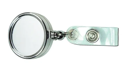 Large logo Reel Badges - Round Solid Colors