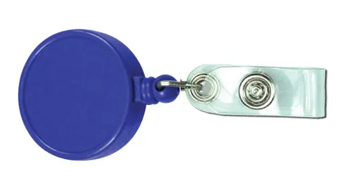 Large logo Reel Badges - Round Solid Colors