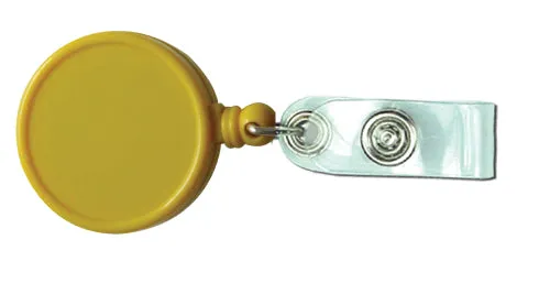 Large logo Reel Badges - Round Solid Colors