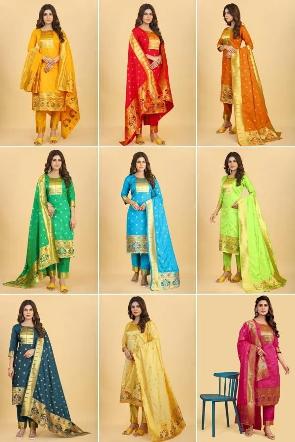 Modern Paithani Dress Design For Girls 2023