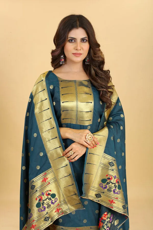Modern Paithani Dress Design For Girls 2023