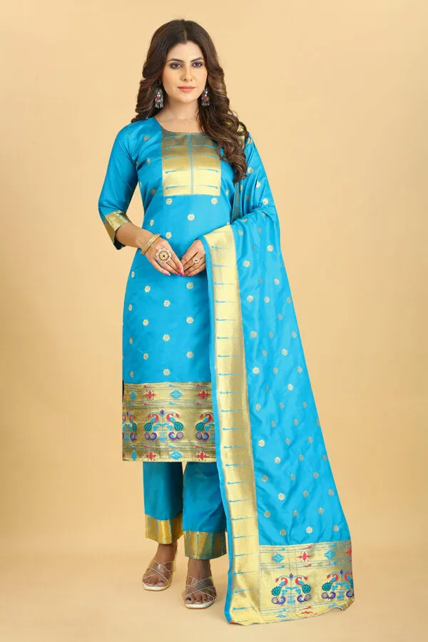 Modern Paithani Dress Design For Girls 2023