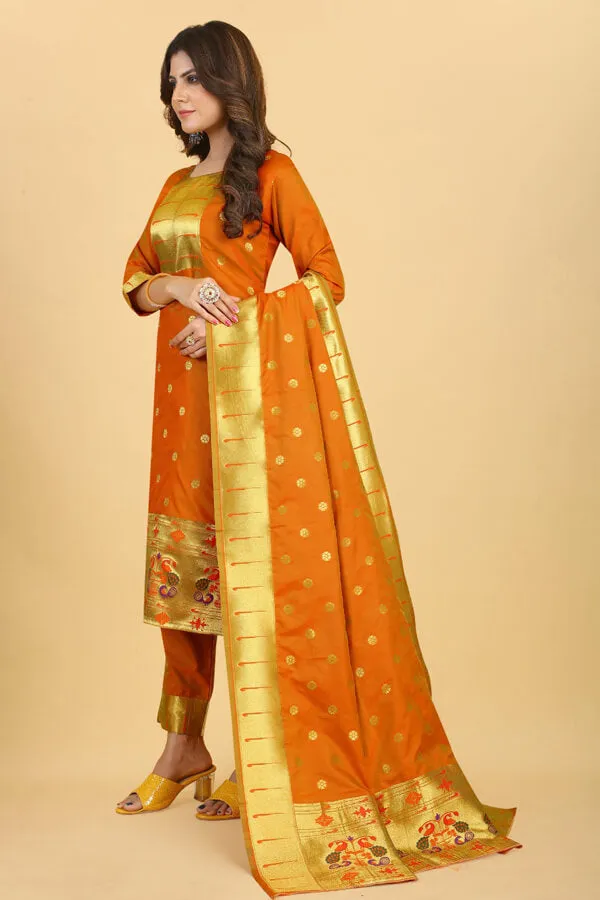 Modern Paithani Dress Design For Girls 2023