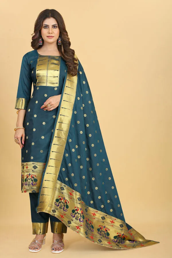 Modern Paithani Dress Design For Girls 2023