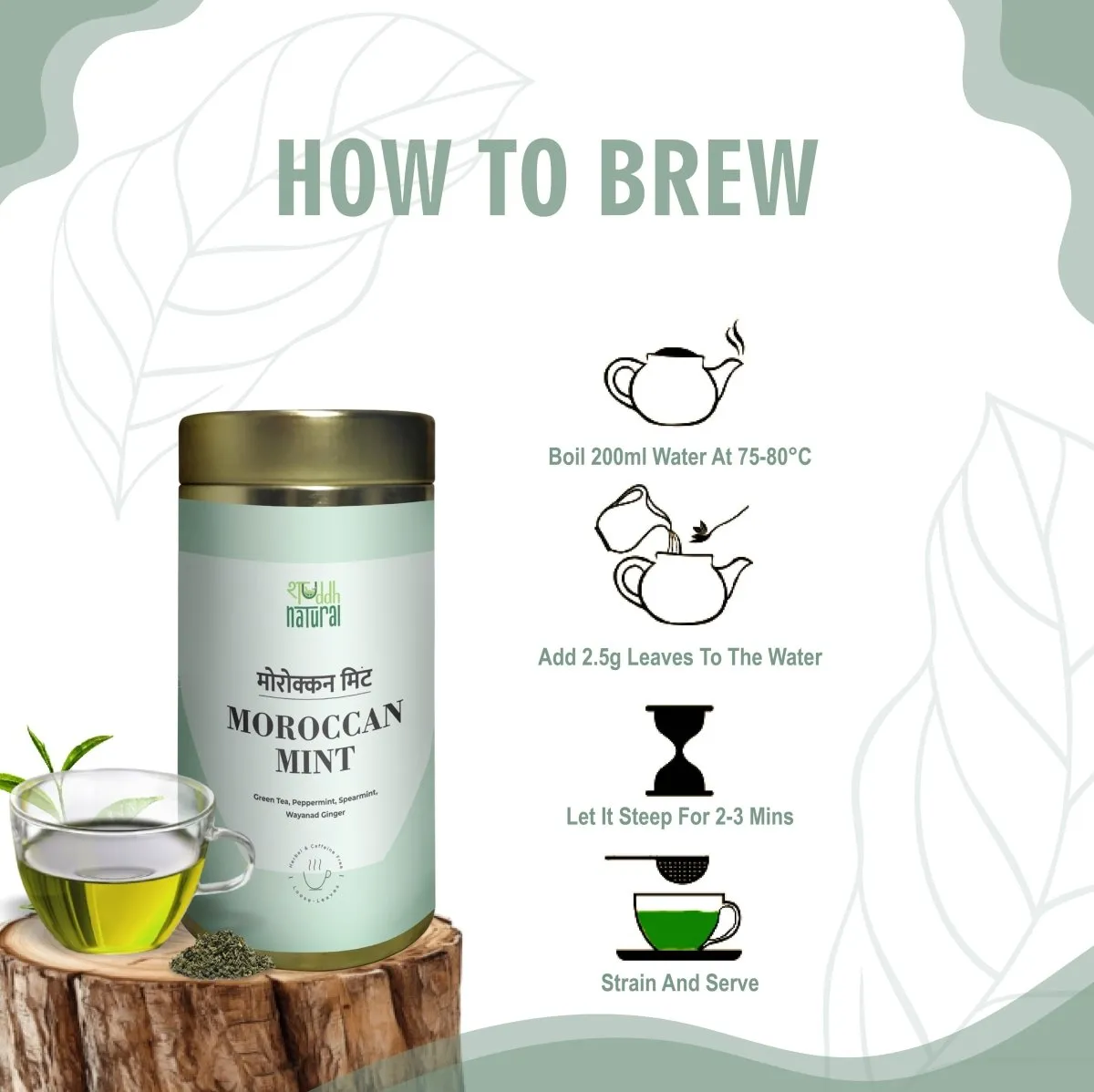 Moroccan Mint I Green Tea I 75 gm