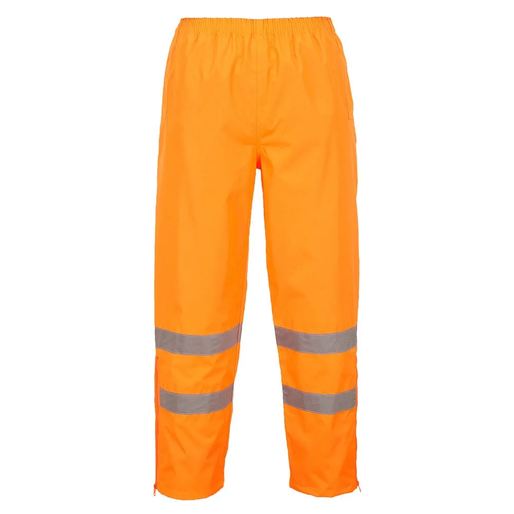 Portwest S487 Hi-Vis Breathable Waterproof Rain Trousers