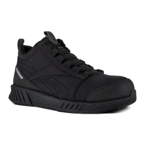 Reebok Fusion Formidable Athletic Work Mid Cut Men's Composite Toe Rb4301 In Black And Black