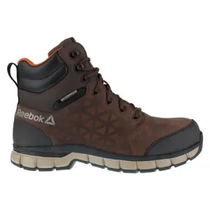 REEBOK WORK COMP TOE SUBLITE CUSHION MID BROWN - MENS