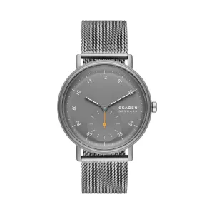 Skagen Kuppel Men's Gray Dial Gray Stainless Steel Band Analog Quartz Two-Hand Sub-Second Watch - SKW6891