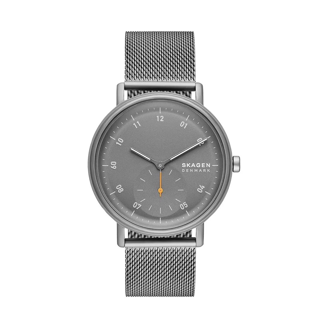 Skagen Kuppel Men's Gray Dial Gray Stainless Steel Band Analog Quartz Two-Hand Sub-Second Watch - SKW6891