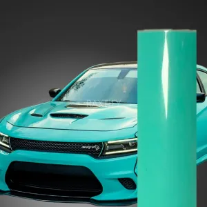 Super Gloss Mint Green Car Wrap