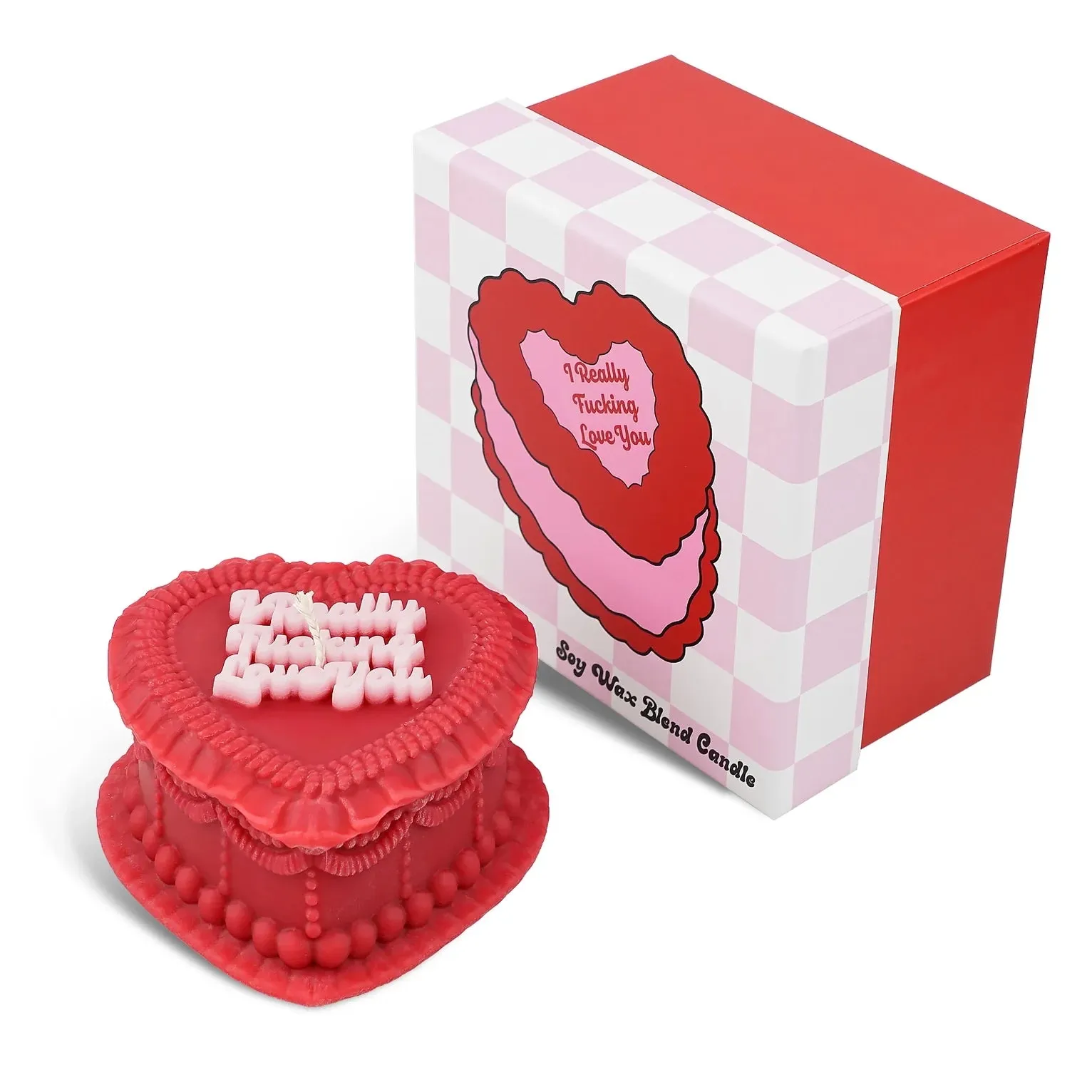The Vintage Cake Heart Candle - Various Styles