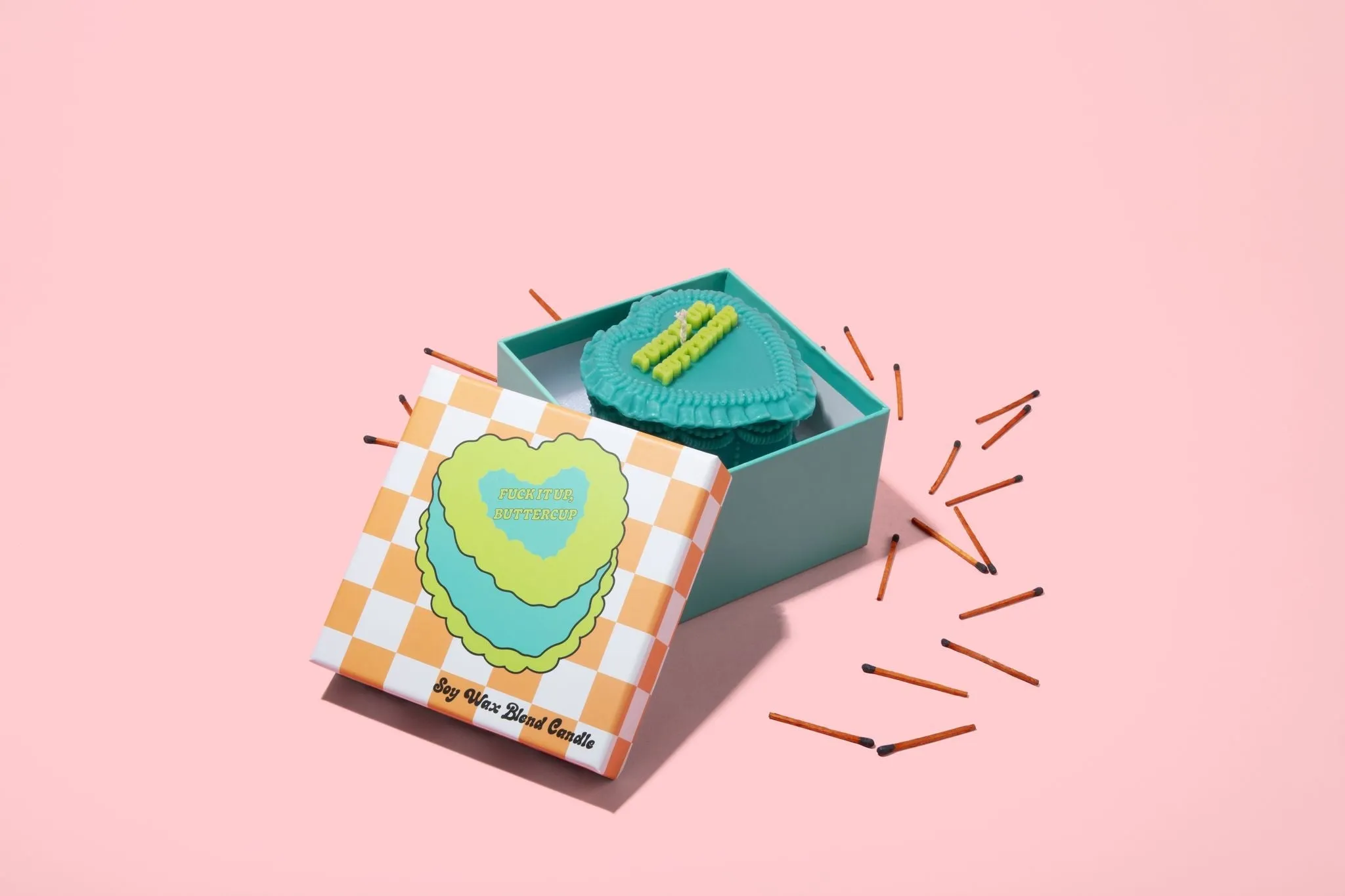 The Vintage Cake Heart Candle - Various Styles