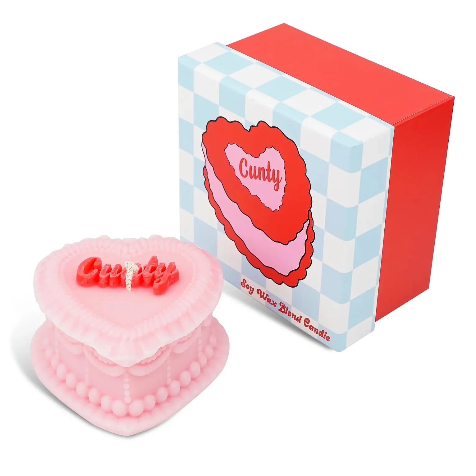 The Vintage Cake Heart Candle - Various Styles