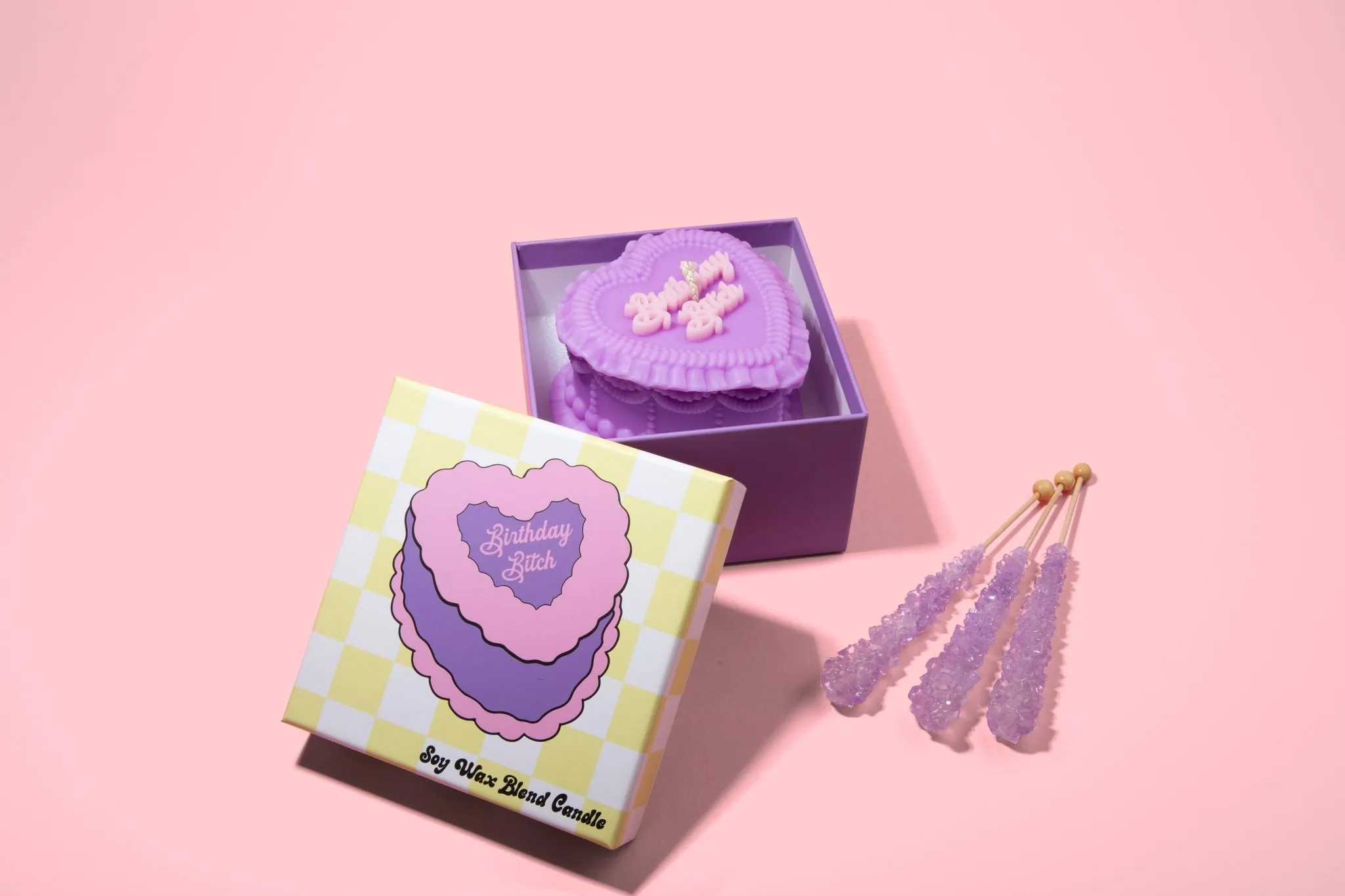 The Vintage Cake Heart Candle - Various Styles