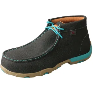 Twisted X Women's Work Chukka Driving Moc-Dark Teal/Turquoise