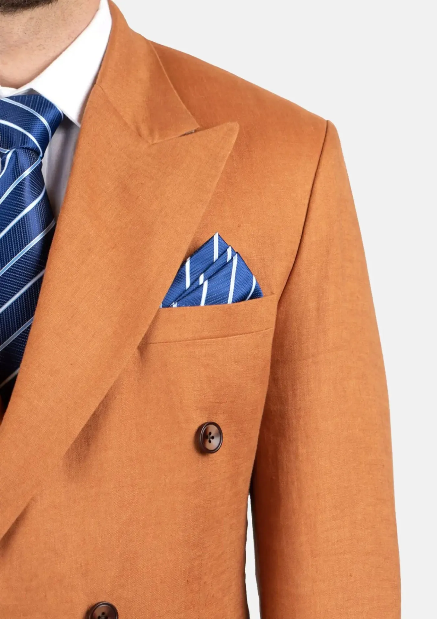 Waverly Burnt Orange Linen Jacket